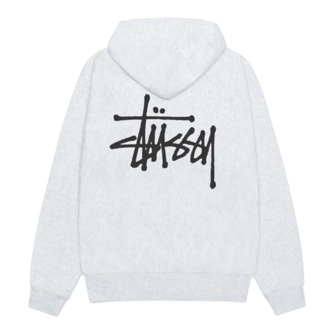 Stussy Basic Hoodie Ash Heather