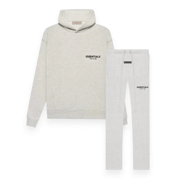 Fear of God Essentials Set Hoodie + Calças - Light Oatmeal