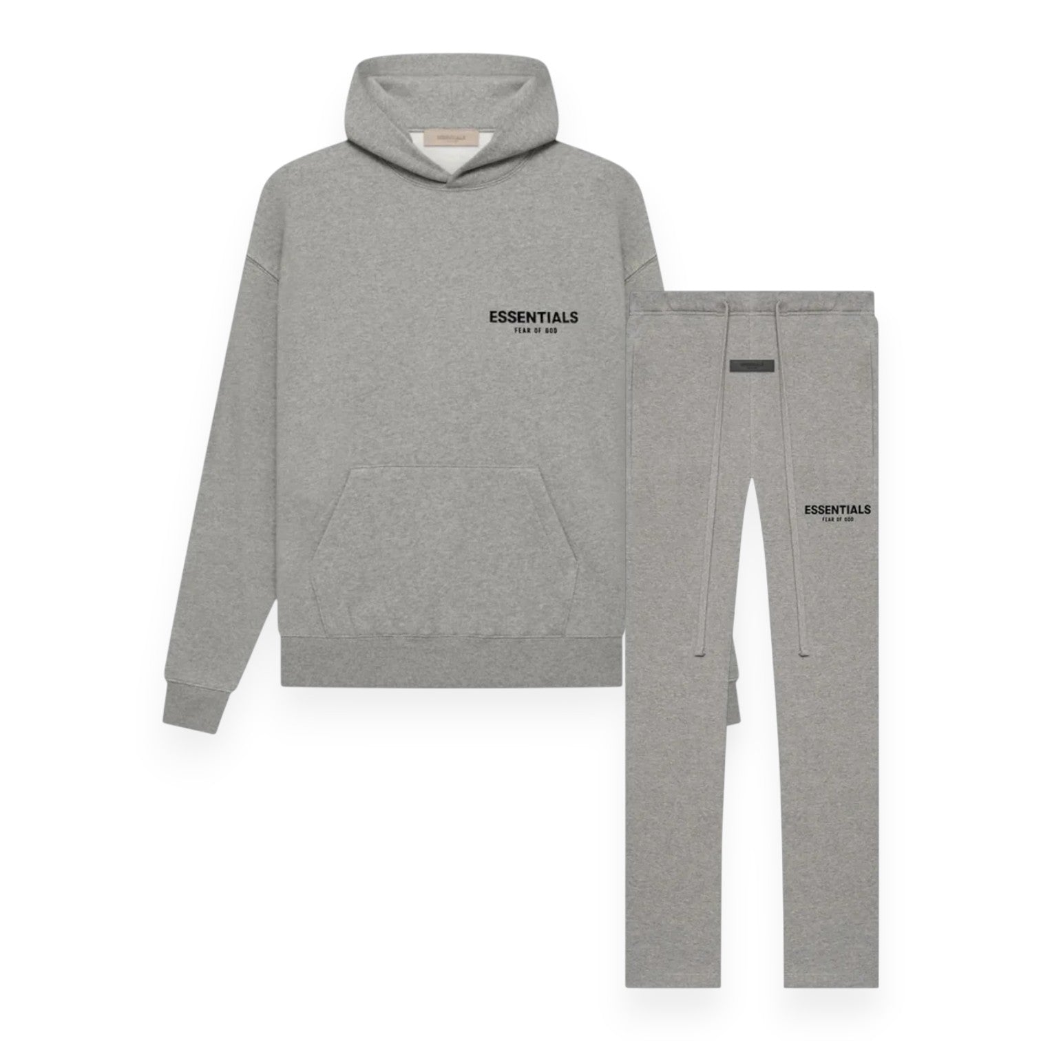 Fear of God Essentials Set Hoodie + Calças - Dark Oatmeal
