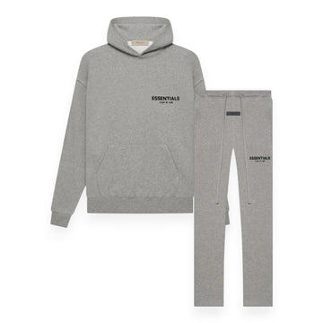 Fear of God Essentials Set Hoodie + Calças - Dark Oatmeal