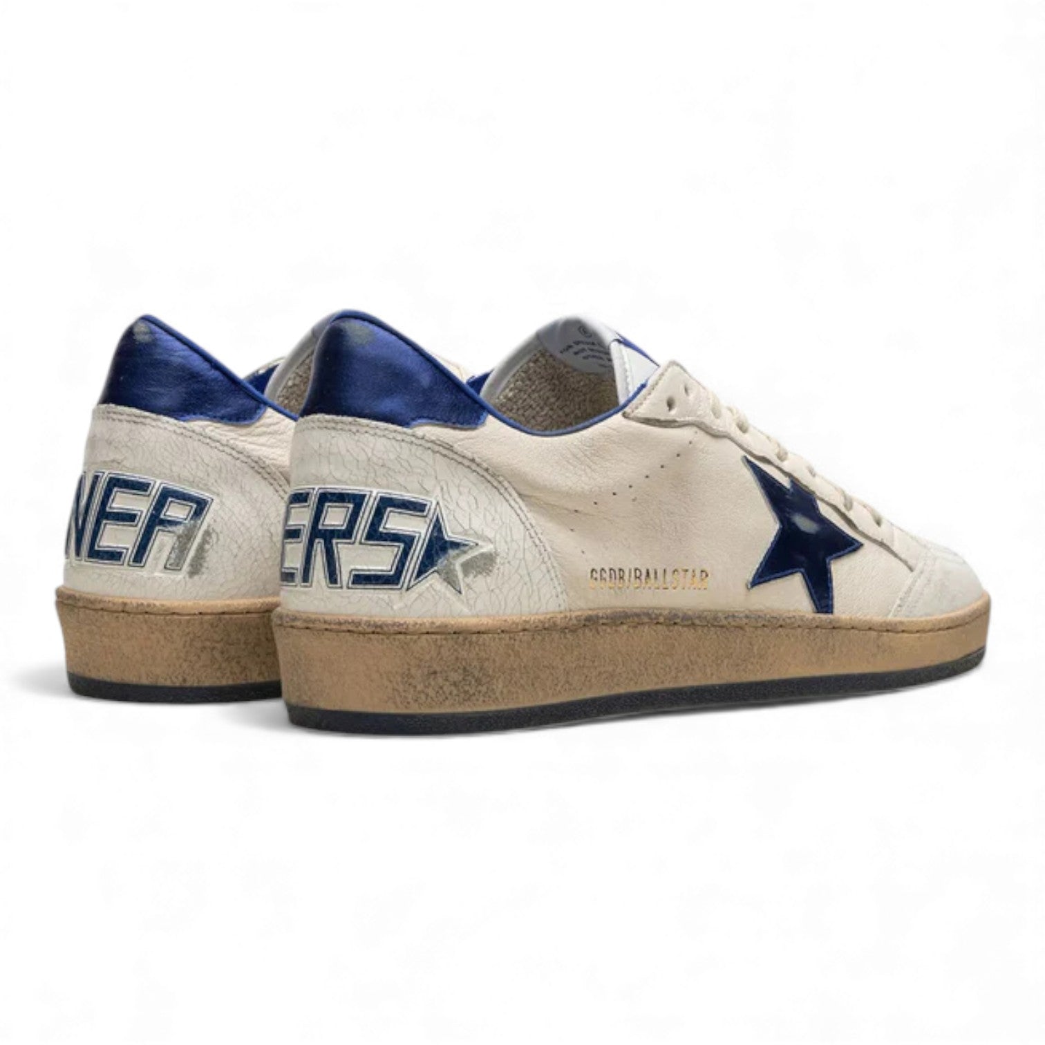 Golden Goose Ball-Star Low - White Bluette