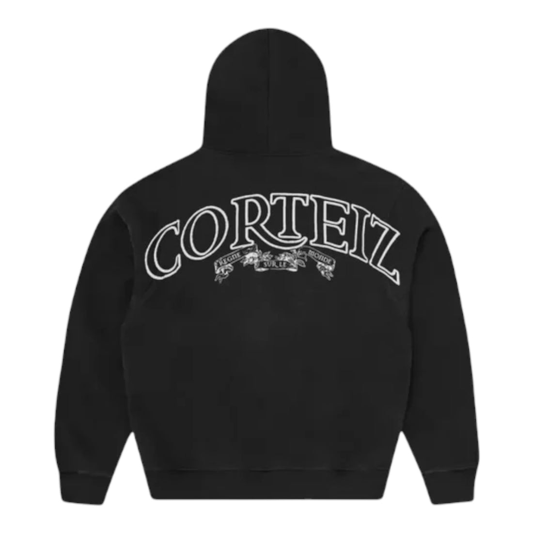 Corteiz Superior Royale Zip Hoodie - Black