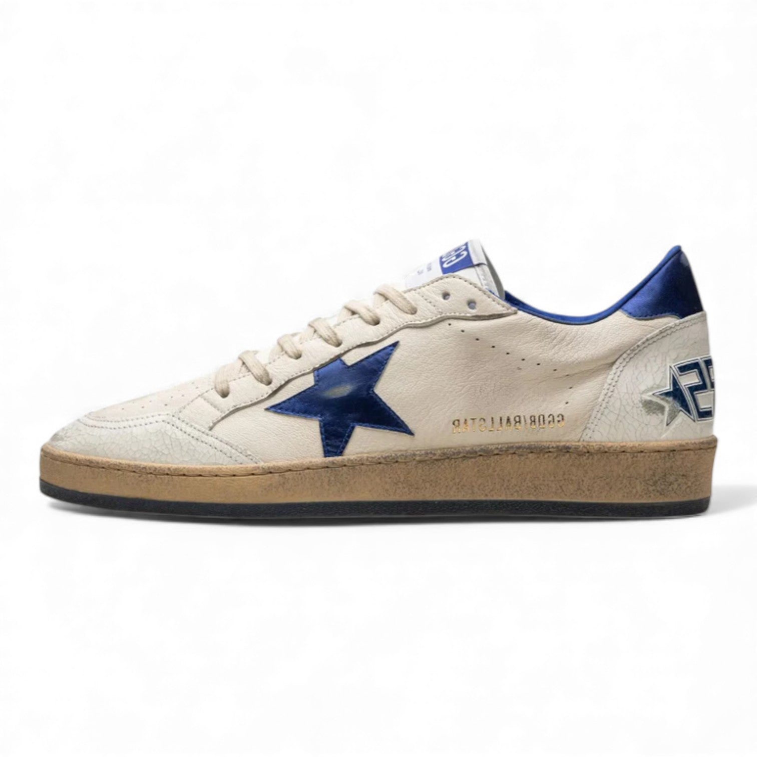 Golden Goose Ball-Star Low - White Bluette