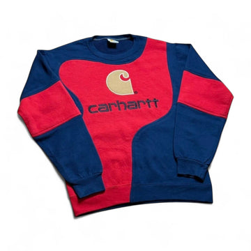 Carhartt Custom Patchwork Rework Vintage Crewneck