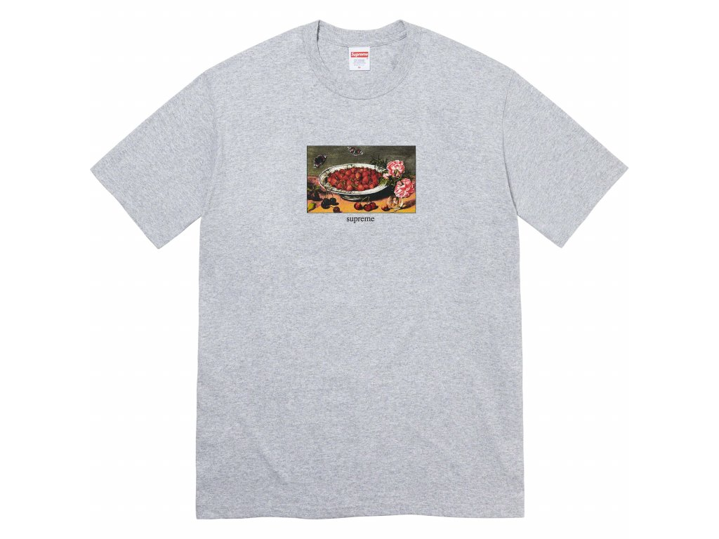 Strawberry Tee Supreme (Heather Grey)