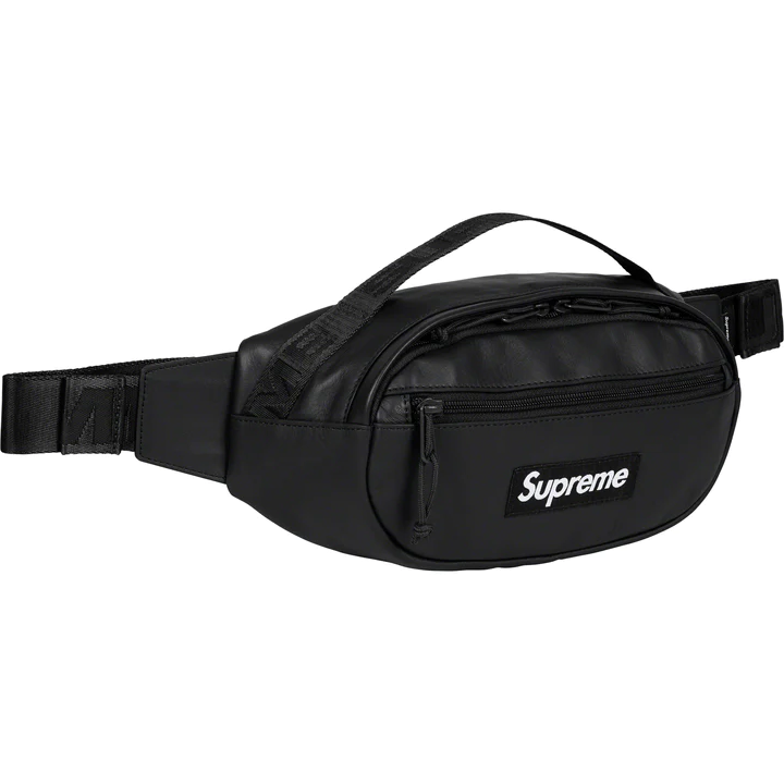 Leather Waist Bag Supreme (Black)