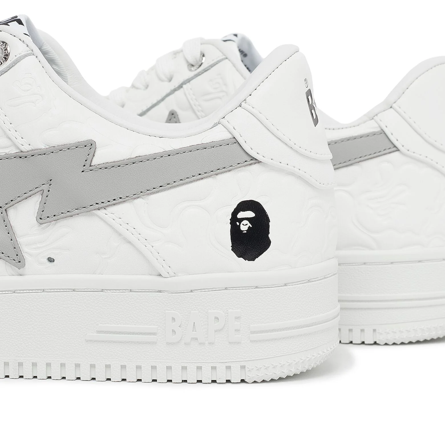 A Bathing Ape BapeSta Low 'Line Camo White'
