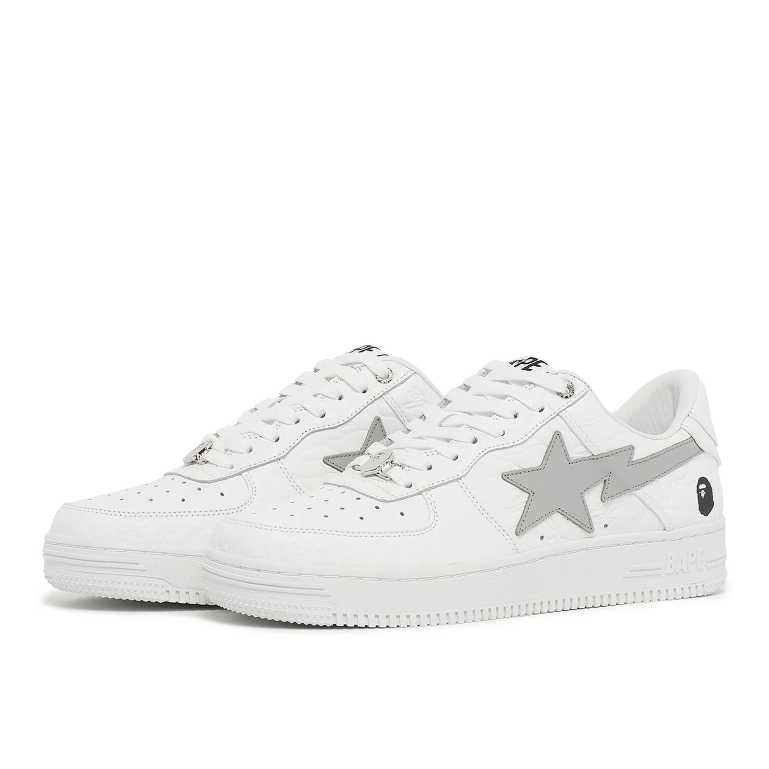 A Bathing Ape BapeSta Low 'Line Camo White'