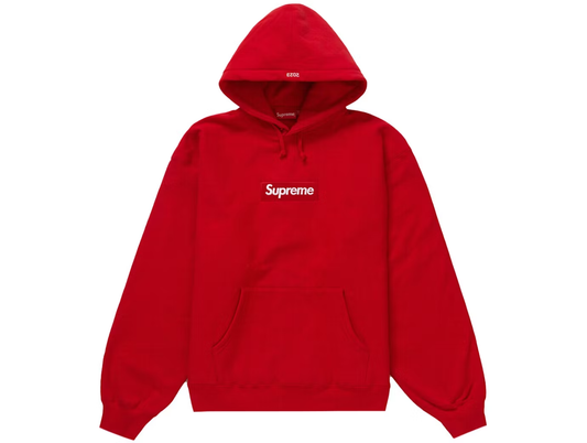 Supreme Box Logo Hooded Sweatshirt (FW23) Red