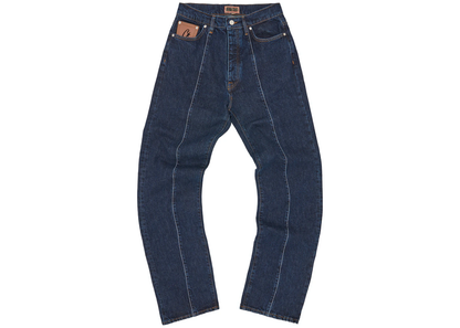 Corteiz C-Star Stitch-Down Jeans Dark Wash