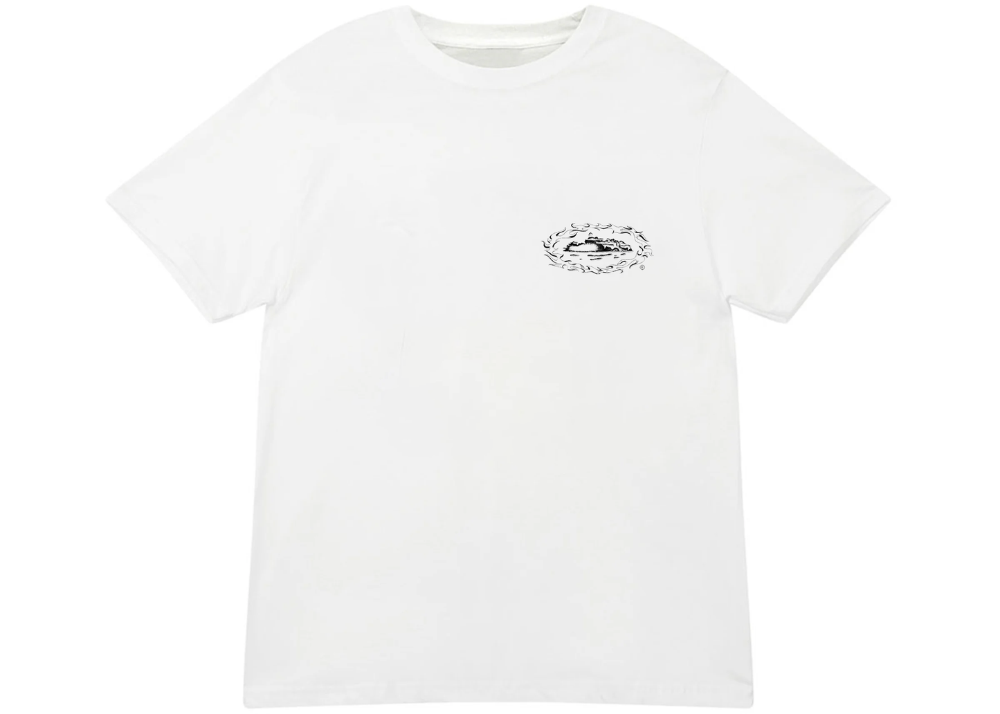 Corteiz Firey Tee White