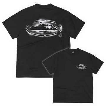 Corteiz Island Stencil Tee Black