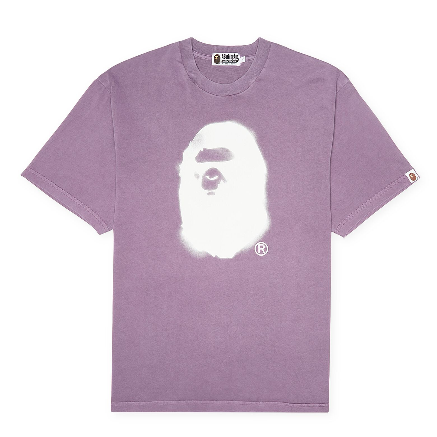 A Bathing Ape Spray Ape Head Garmint Dyed Tee