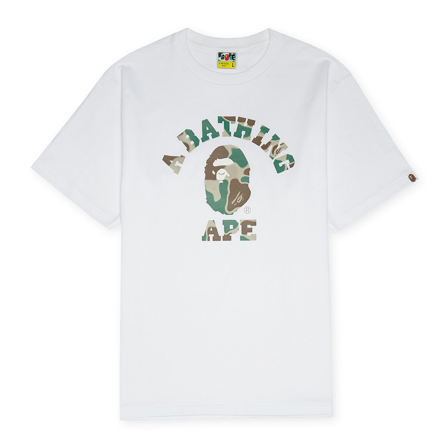 A Bathing Ape Liquid Camo College T-Shirt