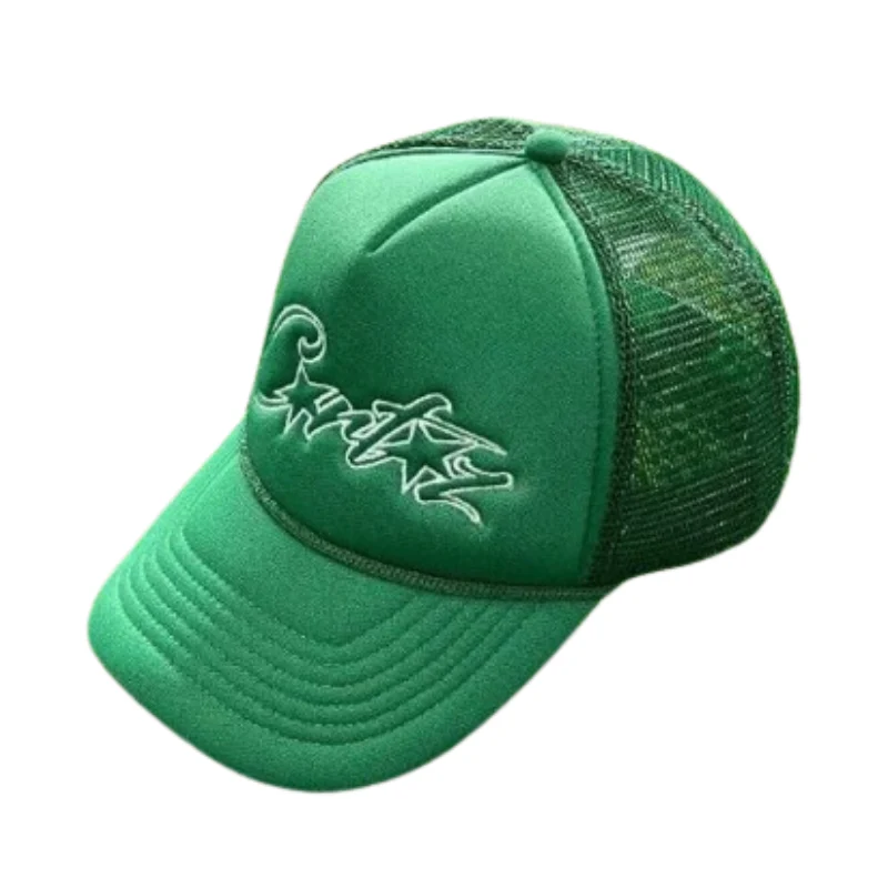 Corteiz Alcatraz Premium Trucker Cap Green