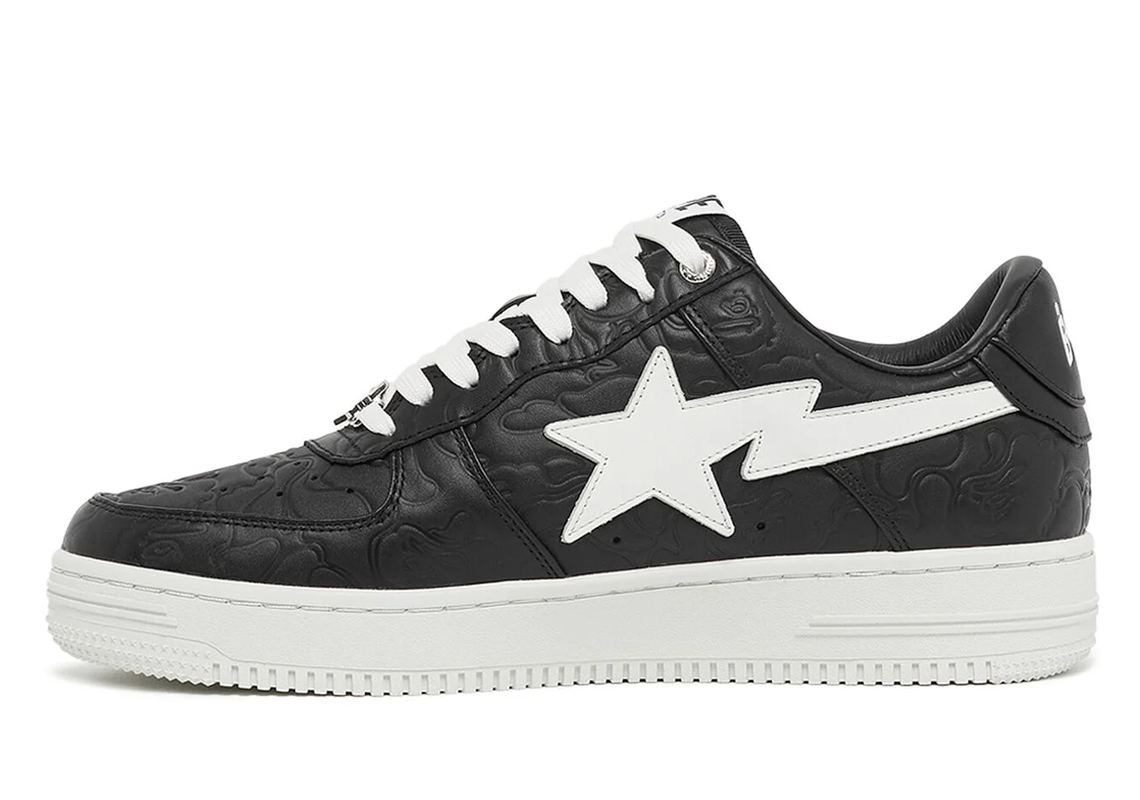 A Bathing Ape BapeSta Low 'Line Camo Black'
