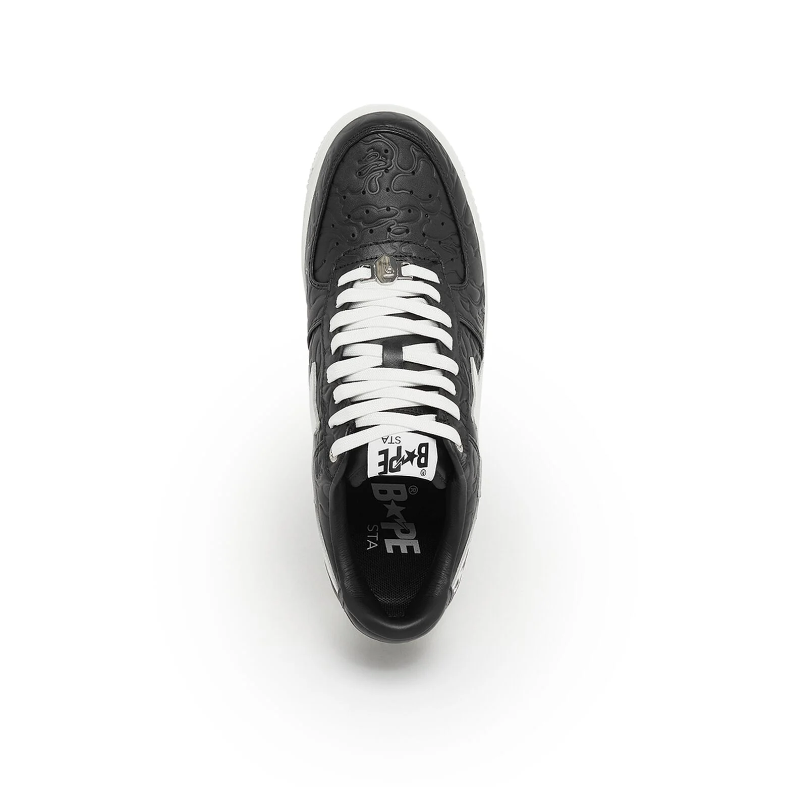 A Bathing Ape BapeSta Low 'Line Camo Black'
