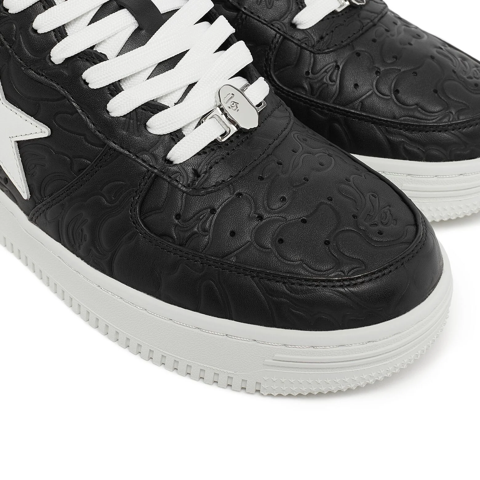 A Bathing Ape BapeSta Low 'Line Camo Black'