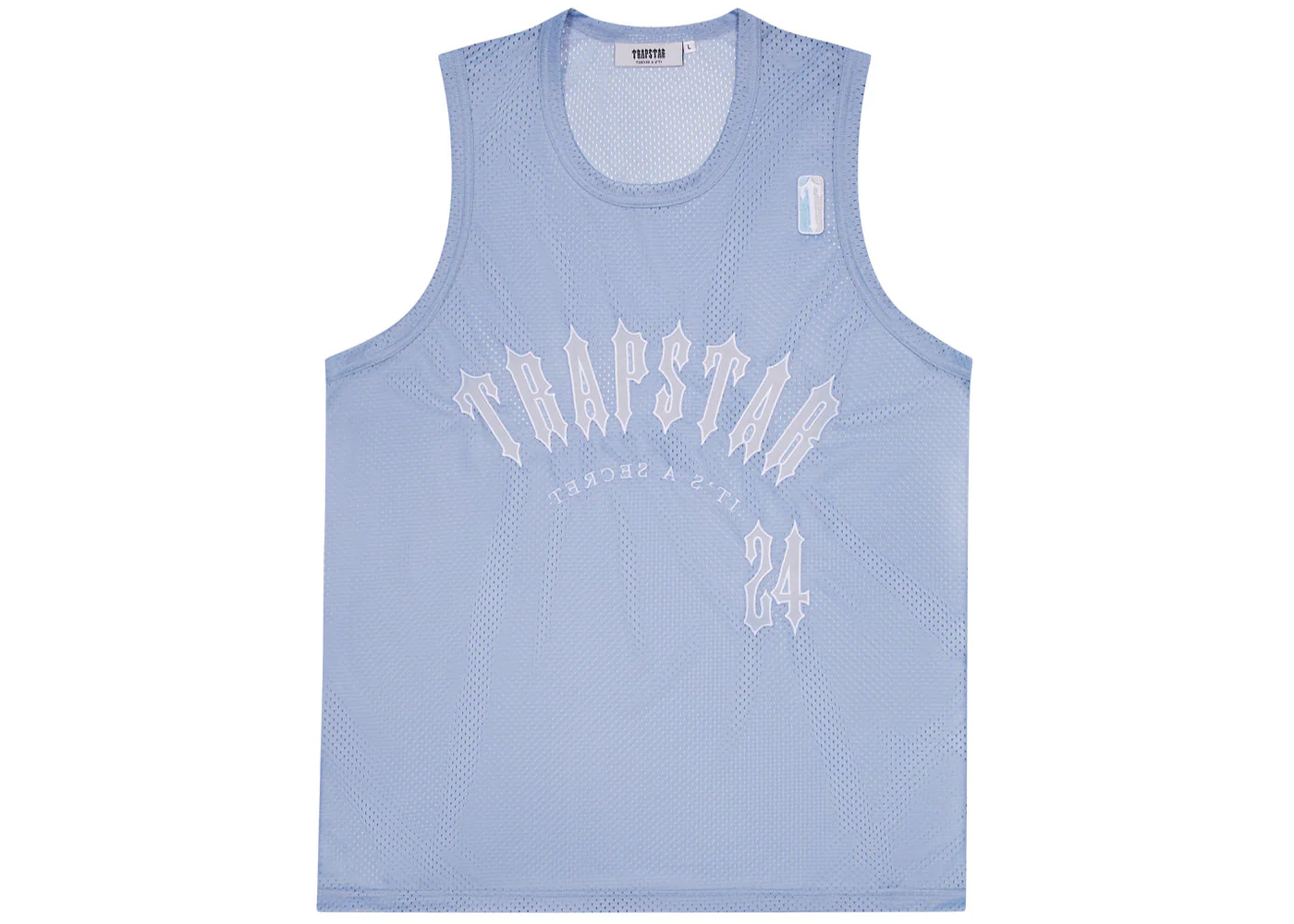 Trapstar Irongate Arch Basketball Vest Light Blue