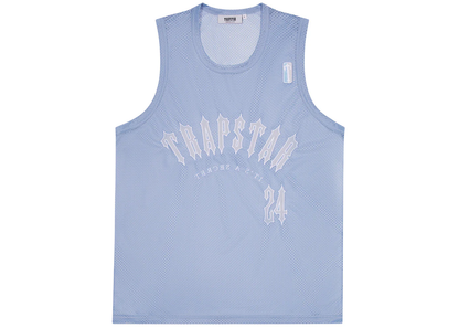 Trapstar Irongate Arch Basketball Vest Light Blue