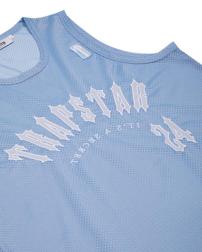 Trapstar Irongate Arch Basketball Vest Light Blue