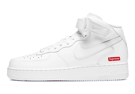 Air Force 1 Mid Supreme White