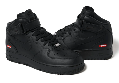 Air Force 1 Mid Supreme Black