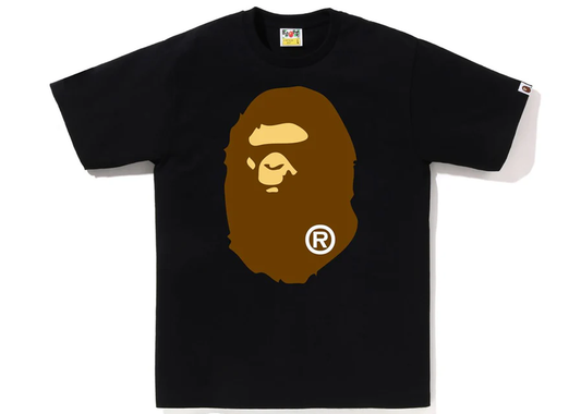 Bape Pigment Big Ape Head Tee Black