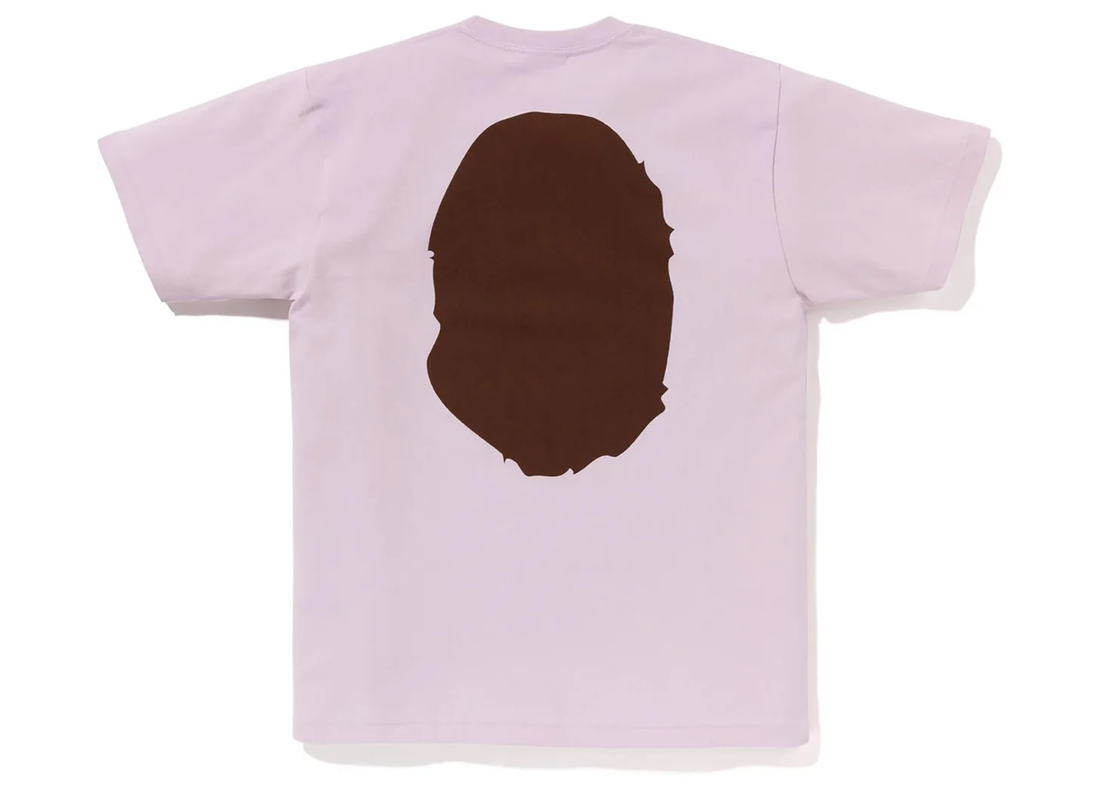 Bape Pigment Big Ape Head Tee - Pink