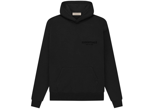 Fear of God Essentials Pullover Hoodie Black Stretch Limo