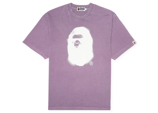 A Bathing Ape Spray Ape Head Garment Dyed Tee