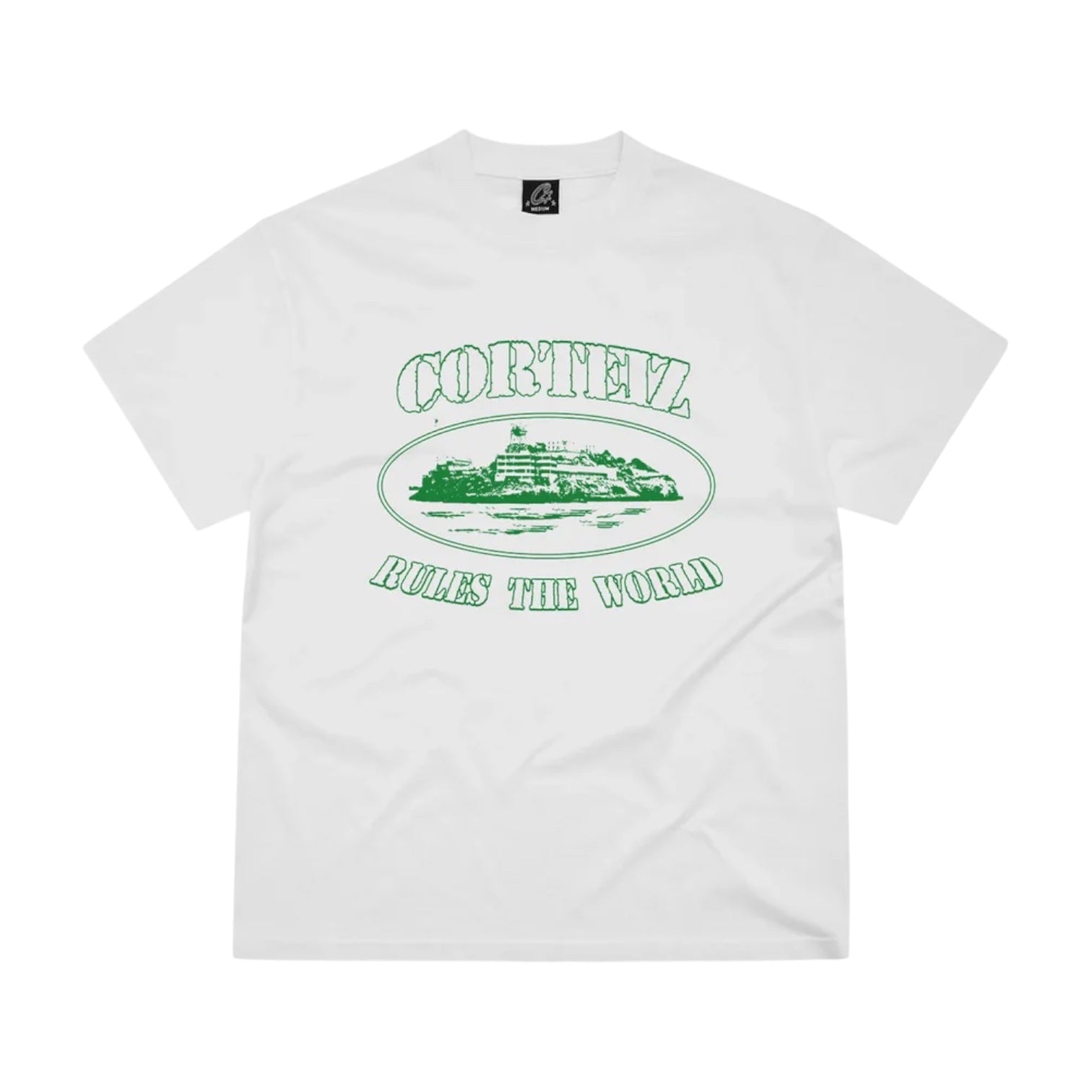 Corteiz OG Alcatraz Tee White/Green