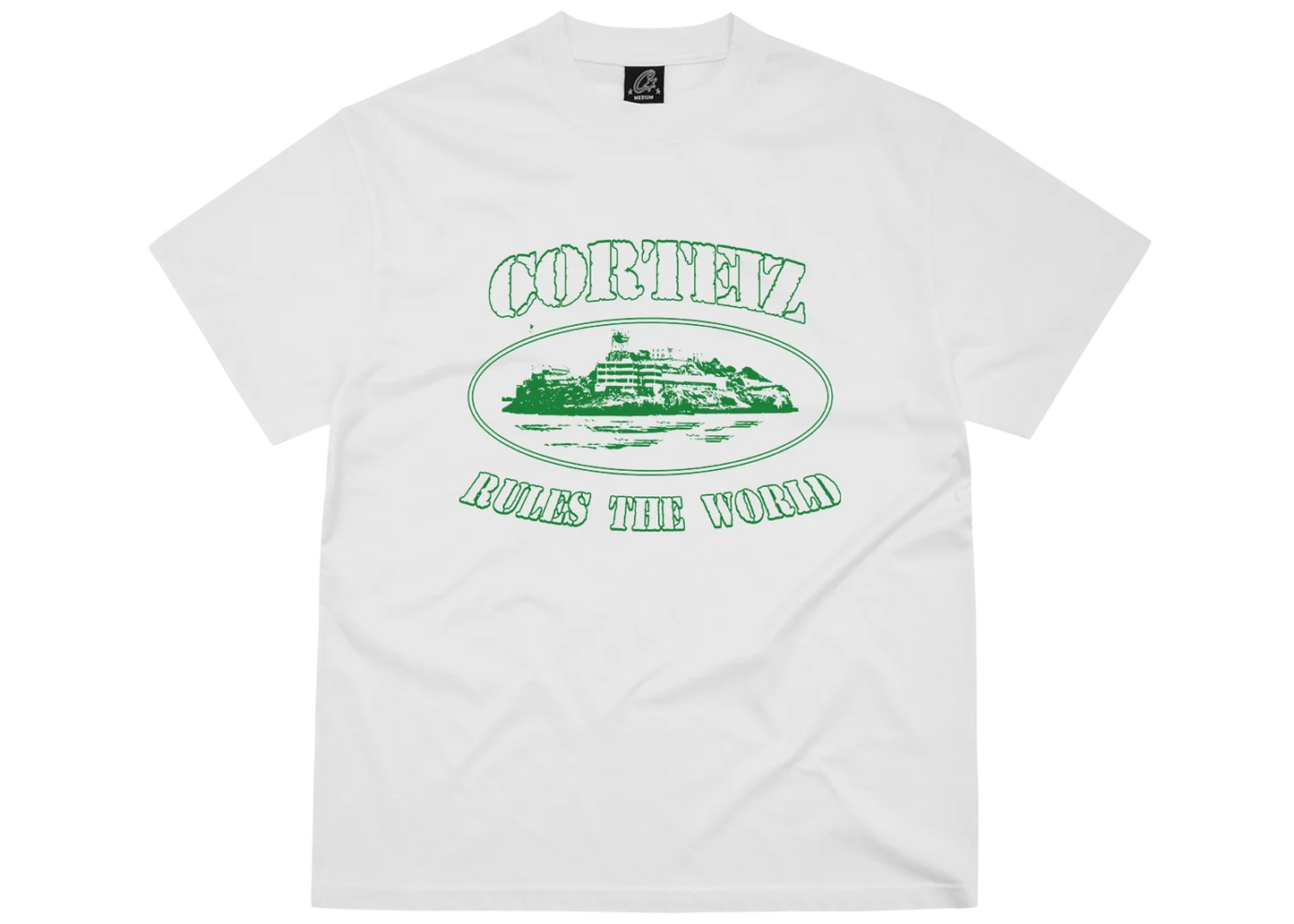 Corteiz OG Alcatraz Tee White/Green