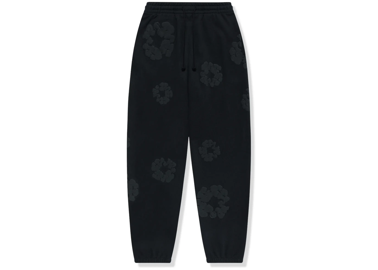 Denim Tears The Cotton Wreath Sweatpants Black Monochrome