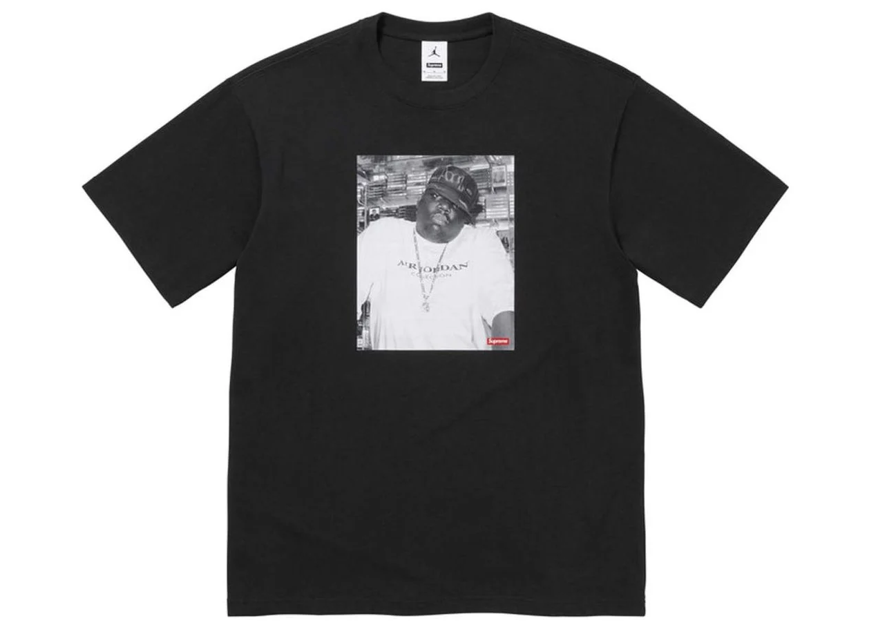 Supreme Jordan Biggie S/S Top Black