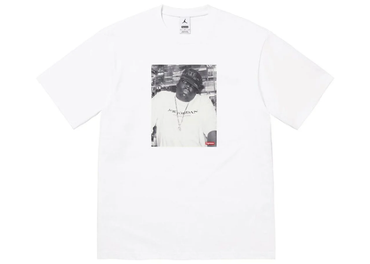 Supreme Jordan Biggie S/S Top White