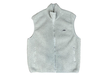 Corteiz Sherpa Fleece Vest Grey