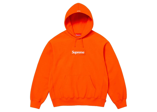 Supreme Box Logo Hooded Sweatshirt (FW24) Orange