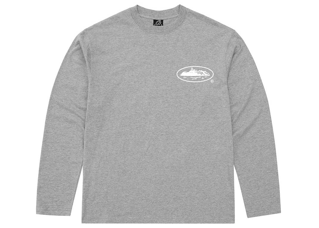 Corteiz OG Island® Longsleeve Tee Grey