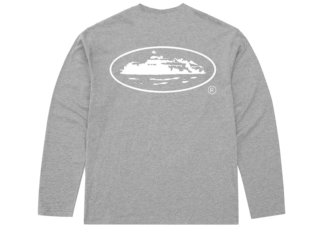 Corteiz OG Island® Longsleeve Tee Grey