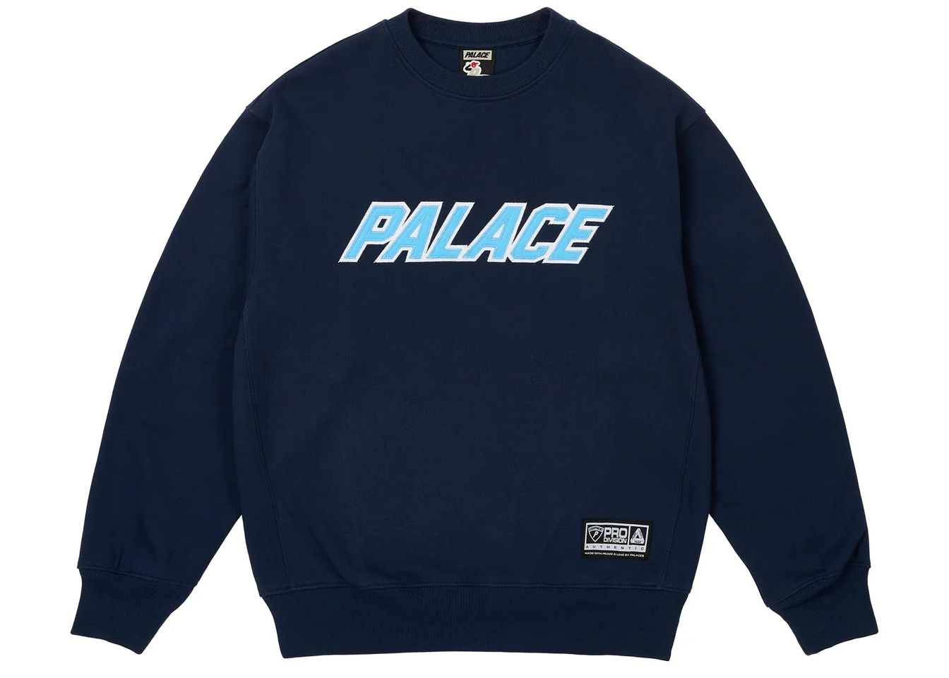 Palace Applique Team Crew Navy