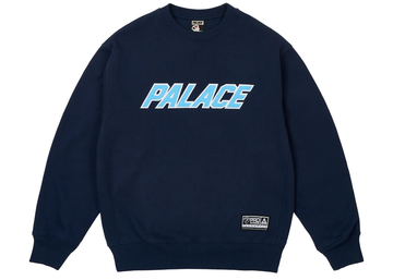 Palace Applique Team Crew Navy