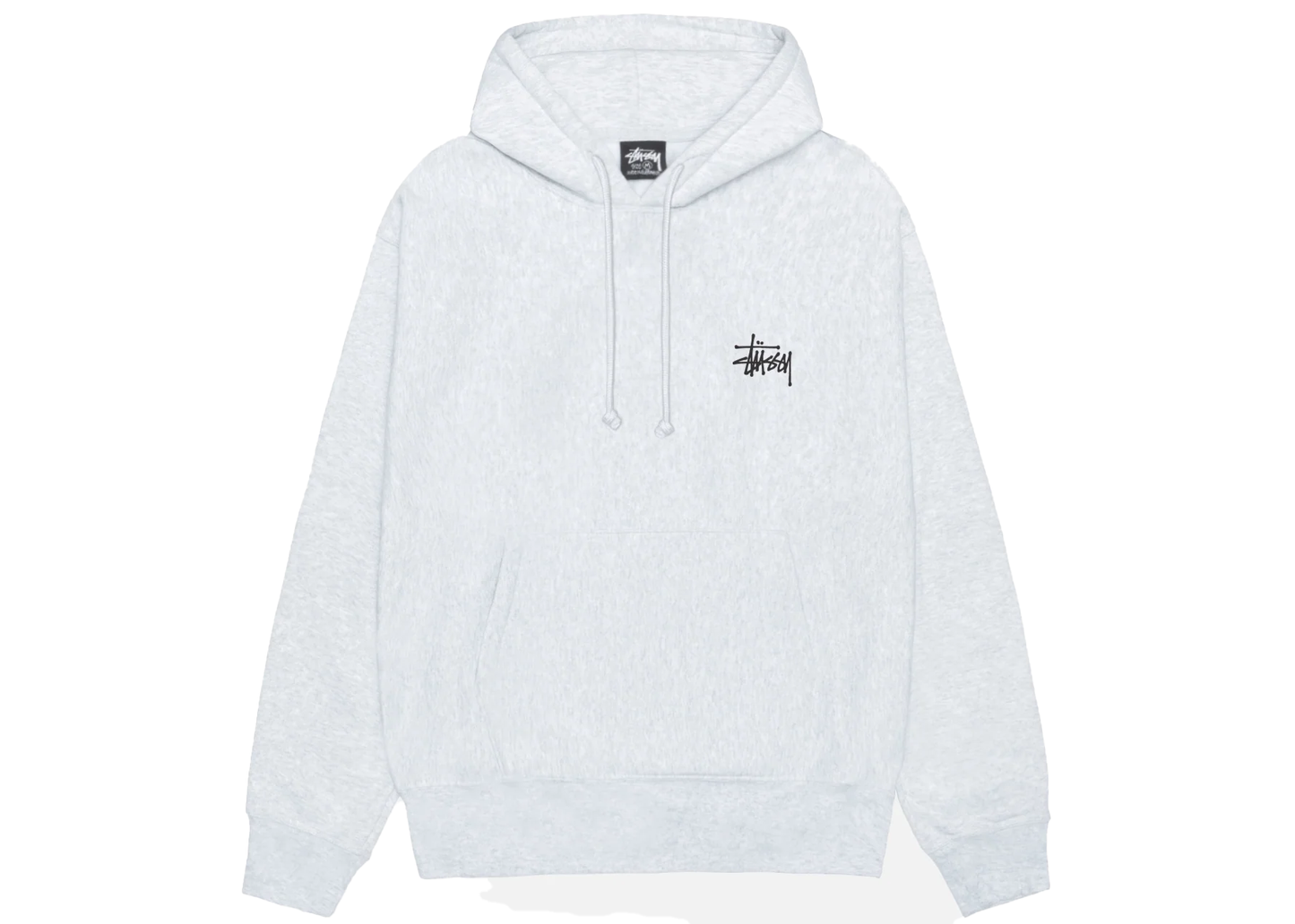 Stussy Basic Hoodie Ash Heather