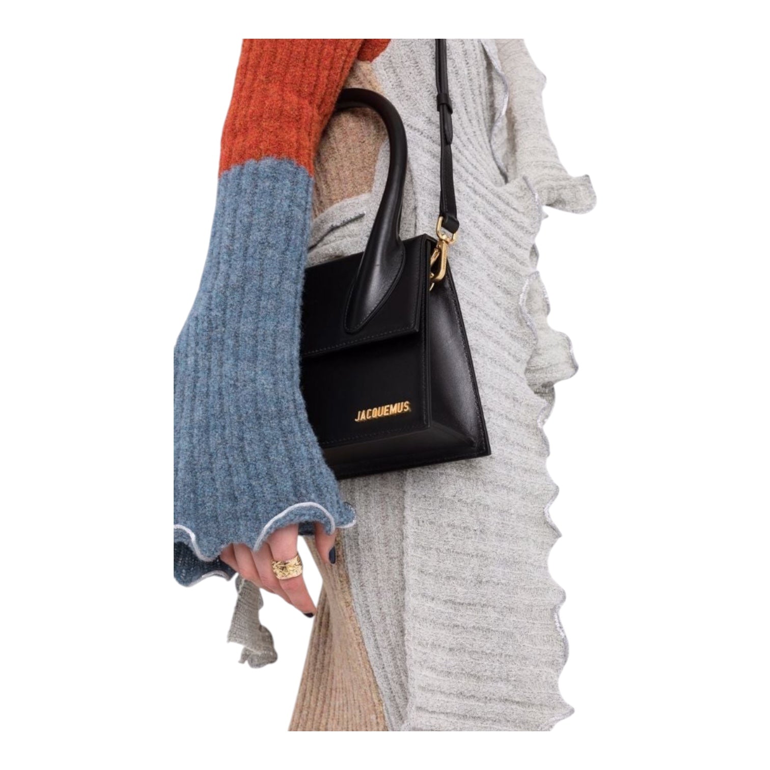 Jacquemus Black 'Le Grand Chiquito Top' Bag