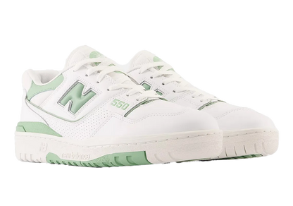 New Balance 550 White Mint Green