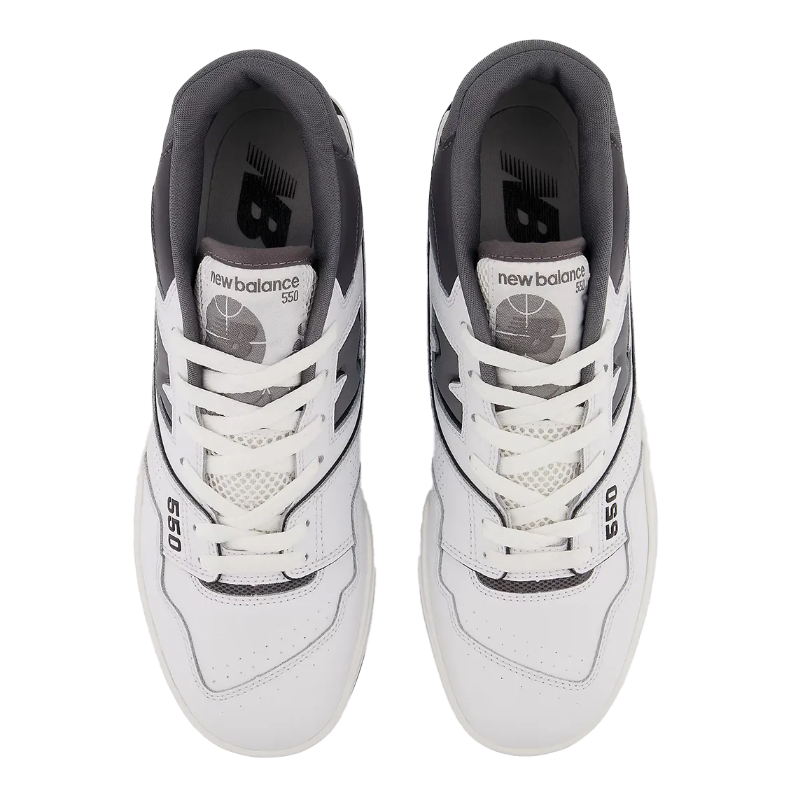 New Balance 550 White Grey Dark Grey