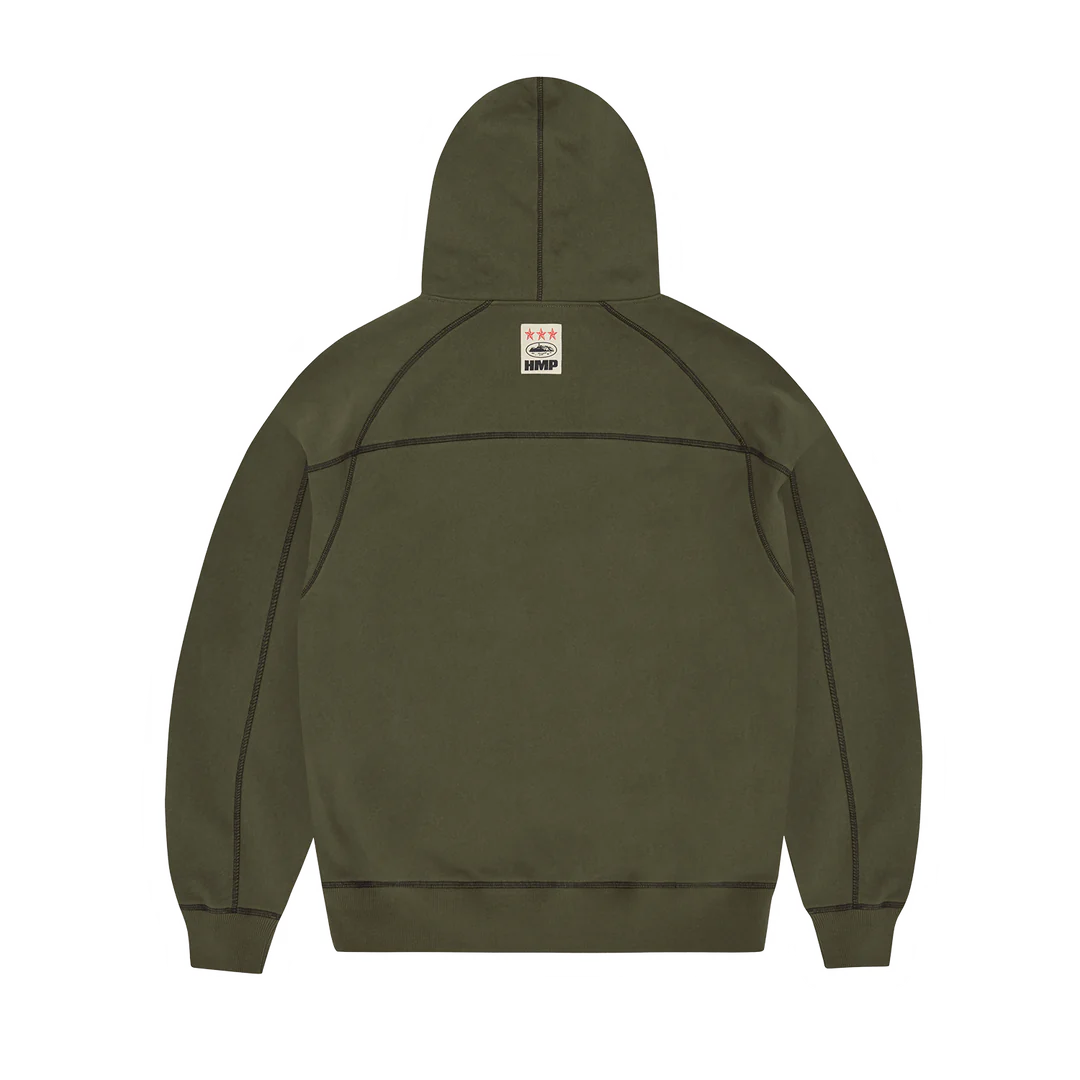 Corteiz HMP Hoodie Olive Black