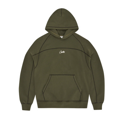 Corteiz HMP Hoodie Olive Black