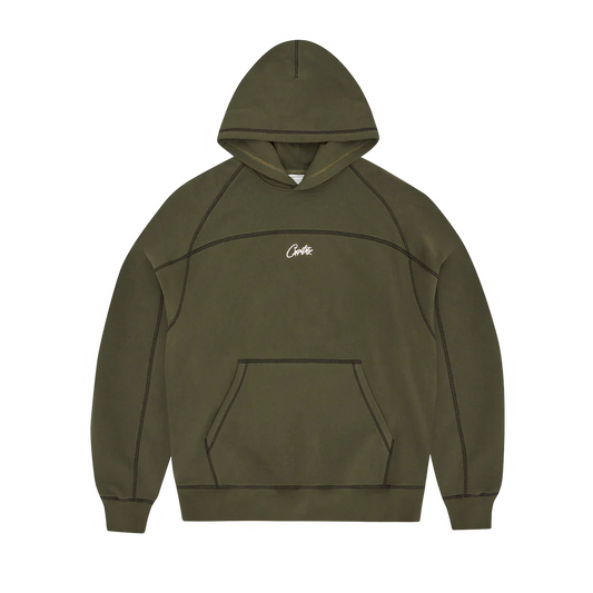 Corteiz HMP Hoodie Olive Black