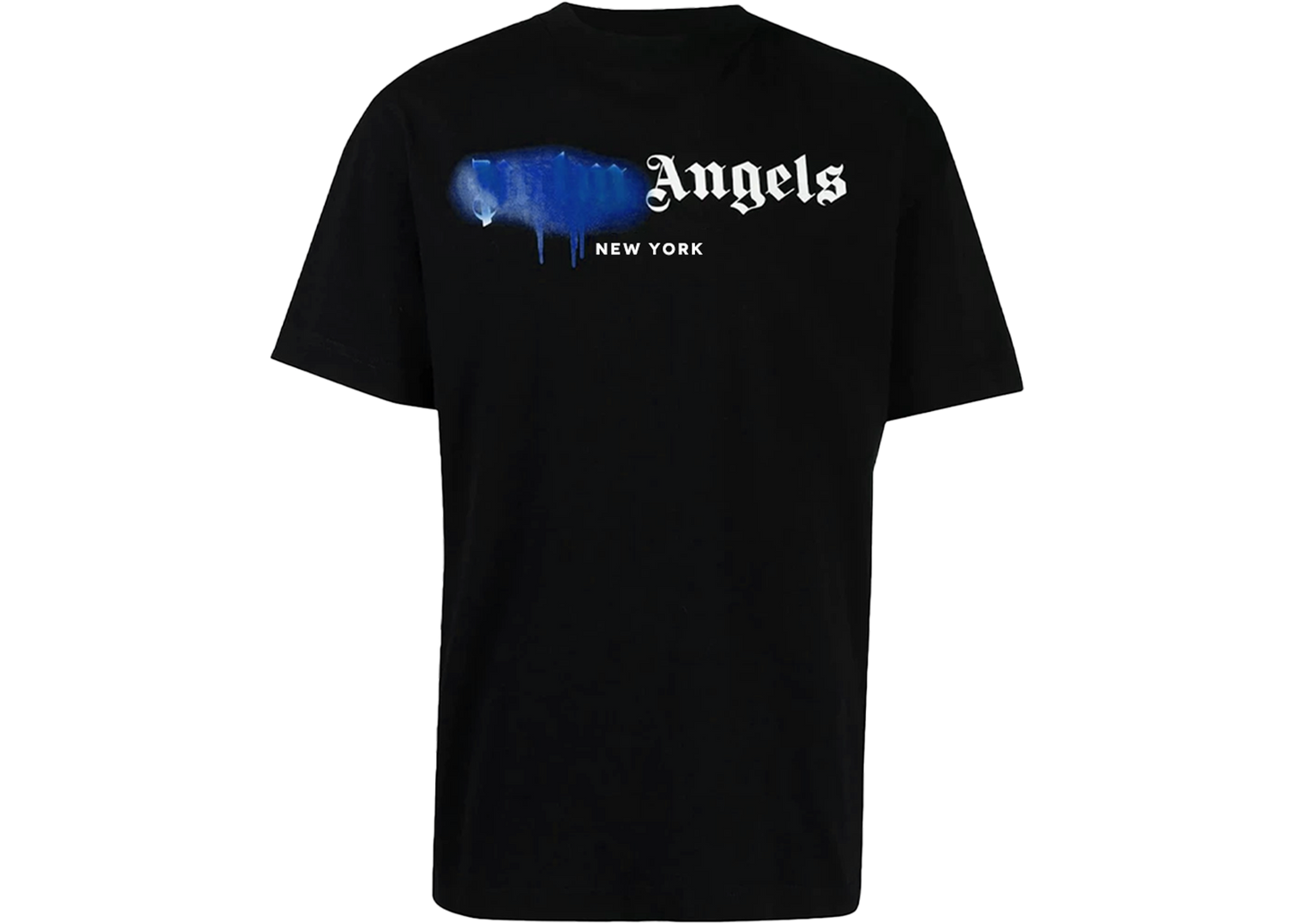 Palm Angels Milano sprayed-logo New York T-Shirt Black